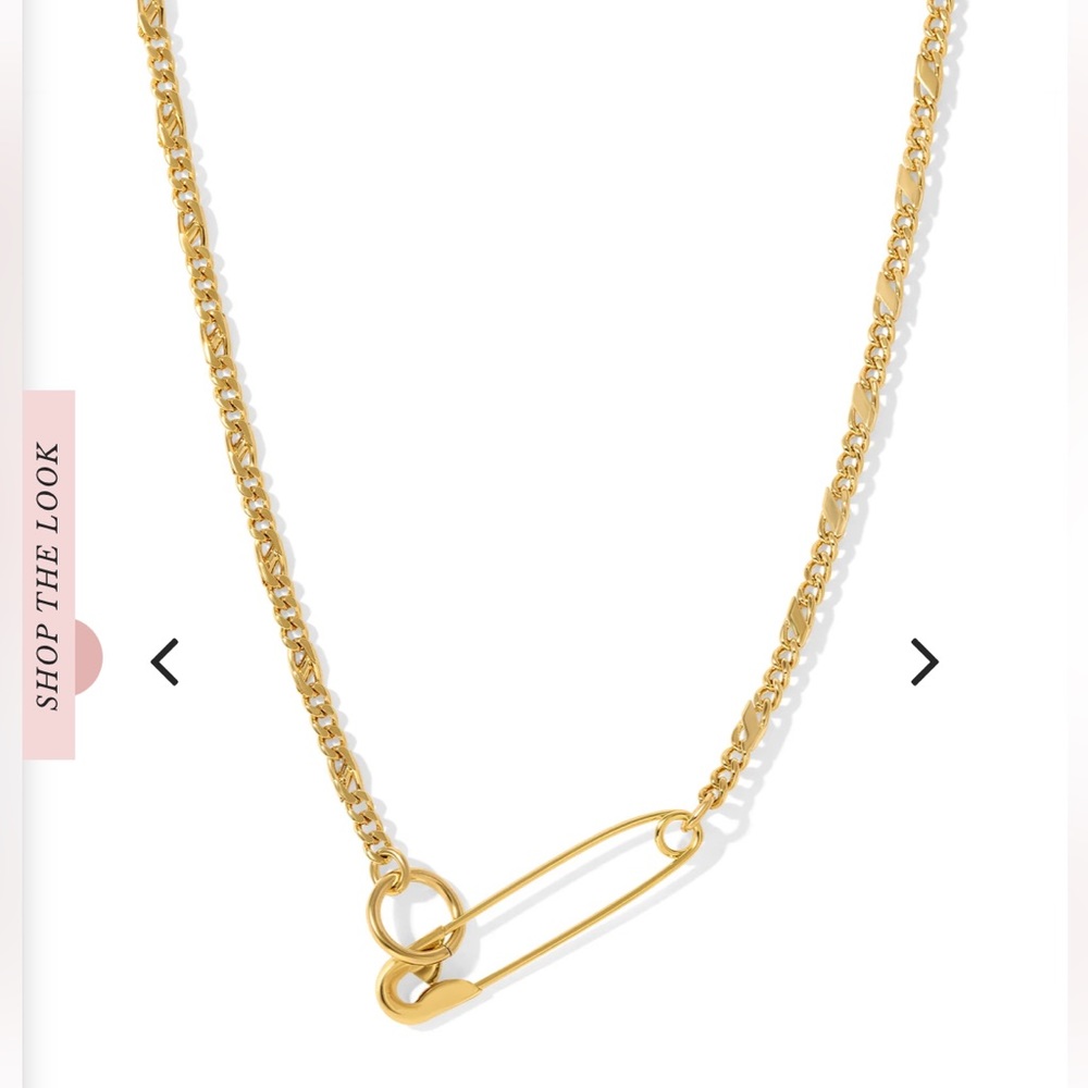 ISO IN SEARCH OF! Vanessa Mooney Mason Safety Pin Necklace